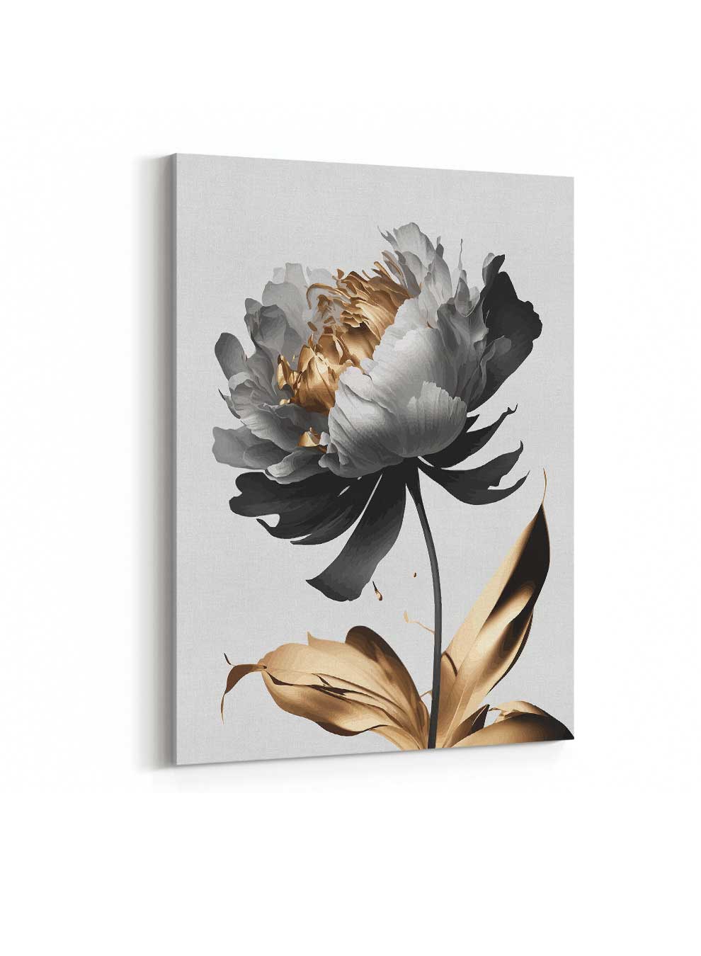 Canvas Wall Art Stretched Over Wooden Frame with Gold Floating Frame Paintings & Pictures| LOWHA