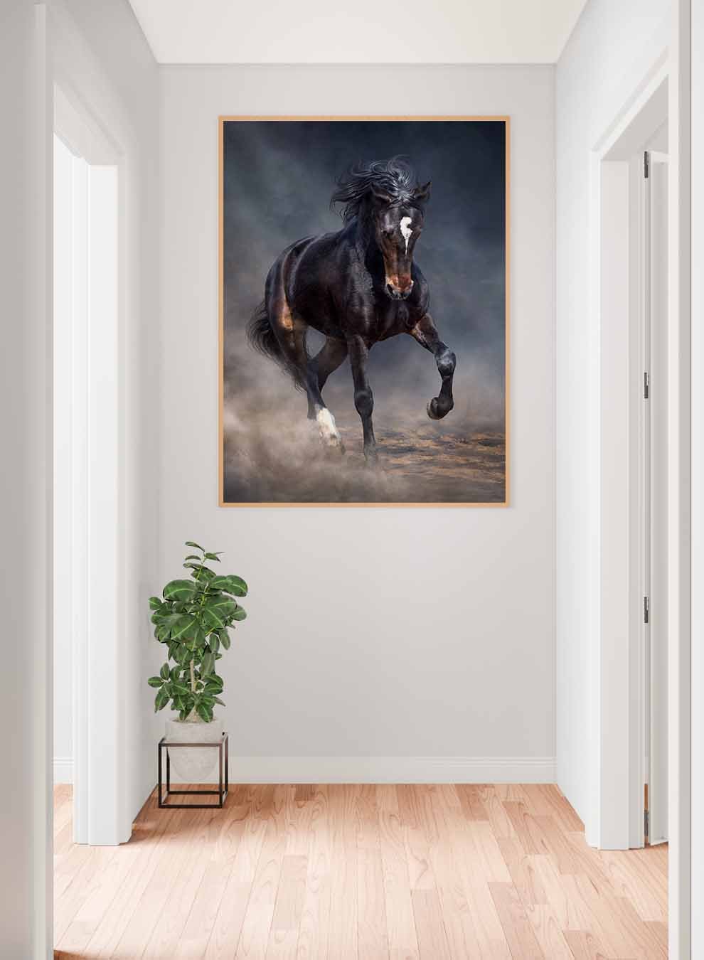 Canvas Wall Art Stretched Over Wooden Frame with Gold Floating Frame Paintings & Pictures| LOWHA