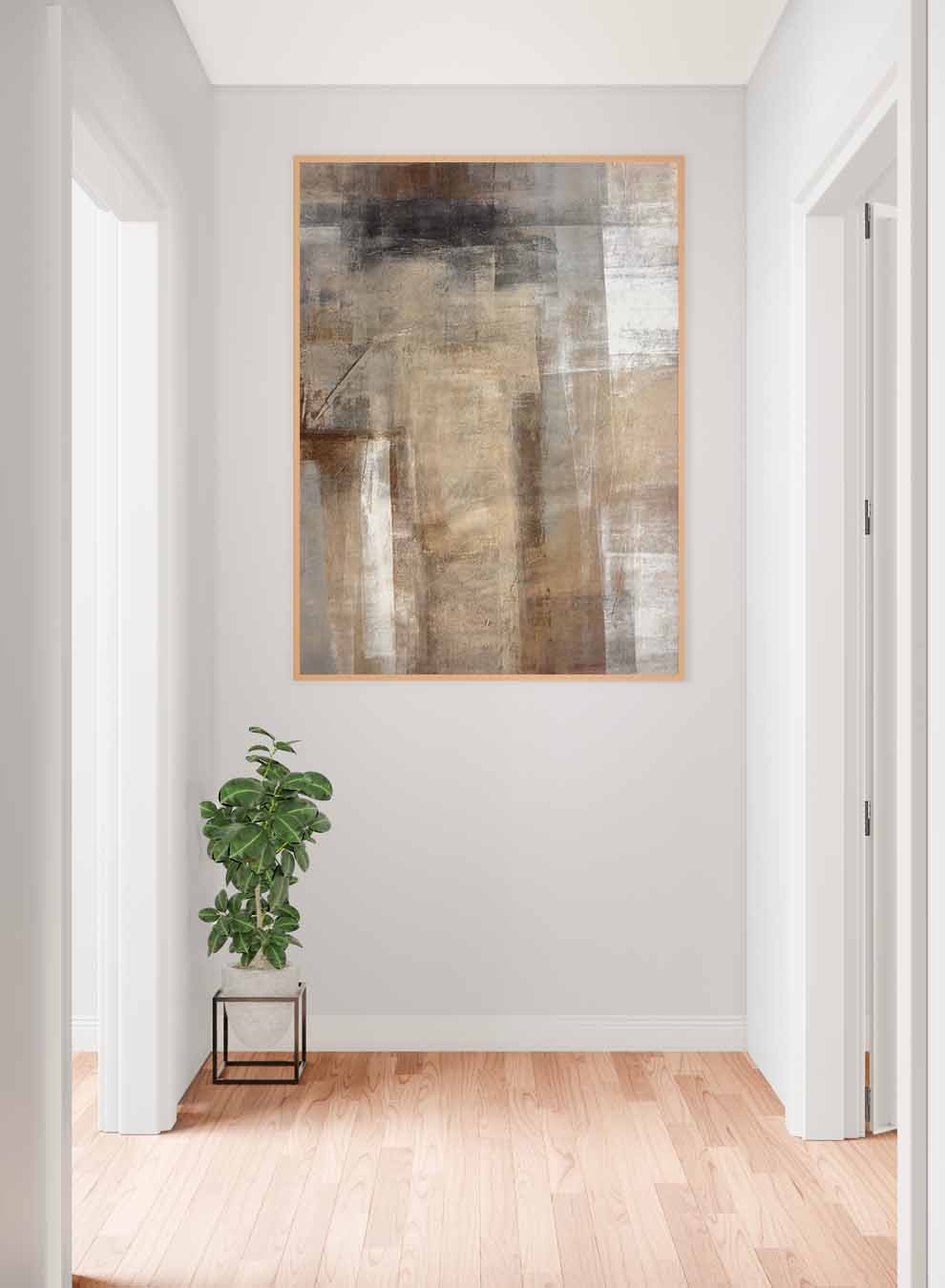 Canvas Wall Art Stretched Over Wooden Frame with Gold Floating Frame Paintings & Pictures| LOWHA
