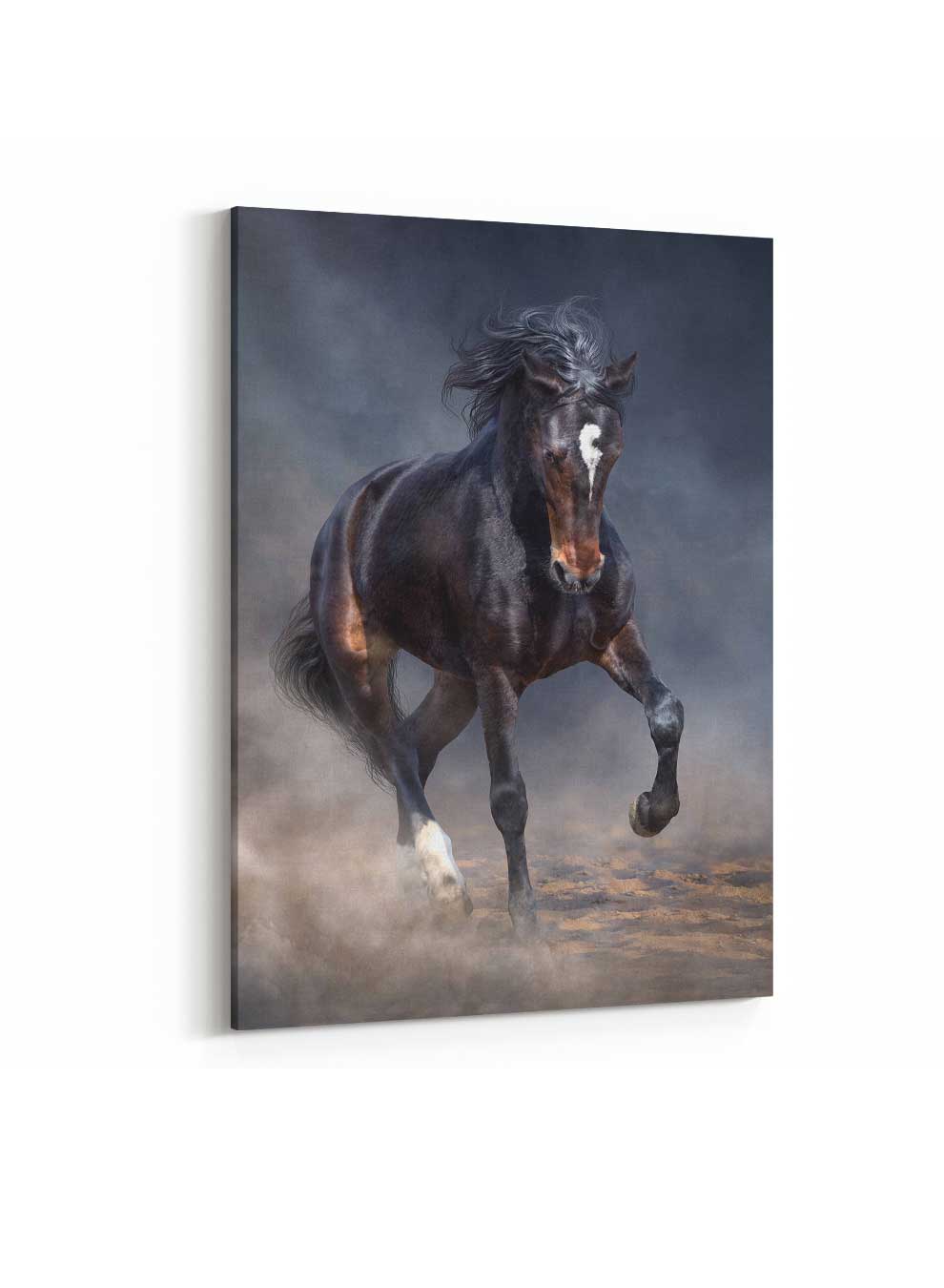 Canvas Wall Art Stretched Over Wooden Frame with Gold Floating Frame Paintings & Pictures| LOWHA