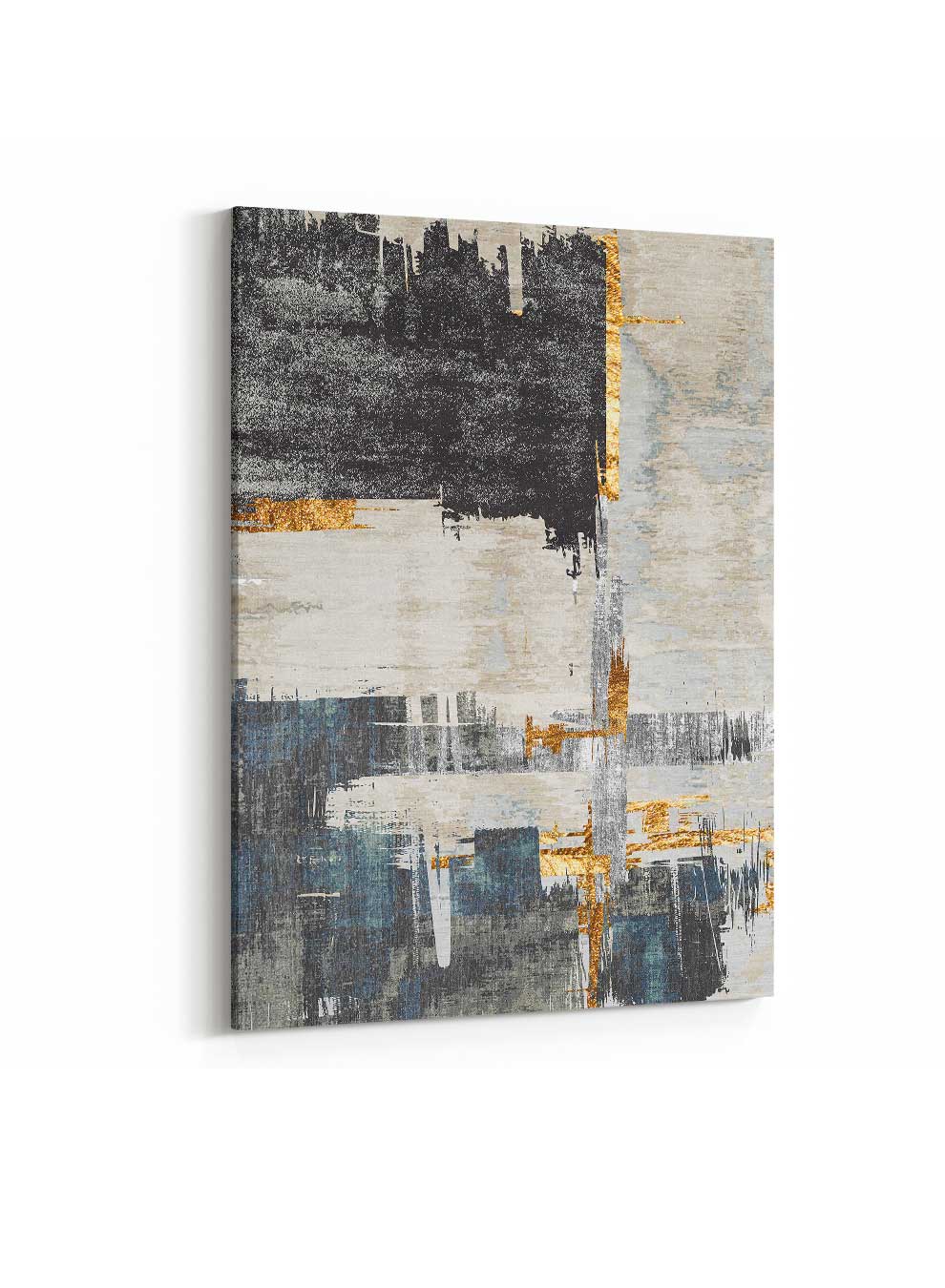 Canvas Wall Art Stretched Over Wooden Frame with Gold Floating Frame Paintings & Pictures| LOWHA