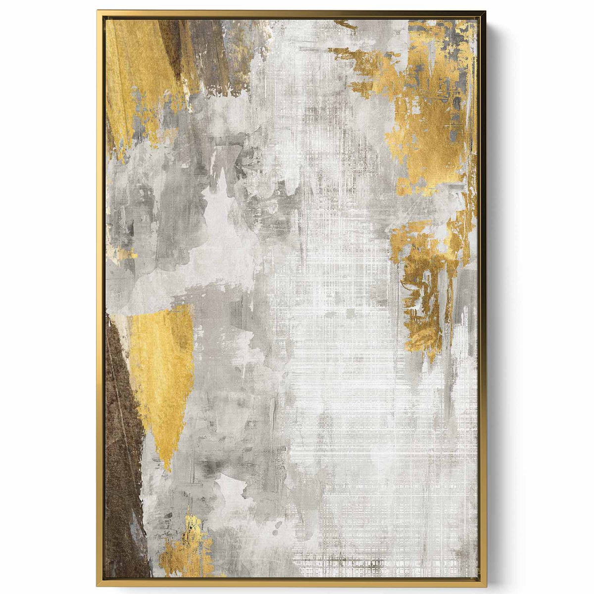 Canvas Wall Art Stretched Over Wooden Frame with Gold Floating Frame Paintings & Pictures| LOWHA
