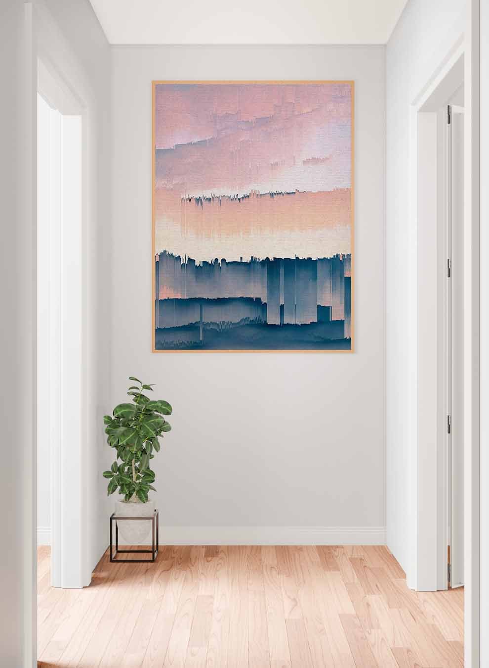 Canvas Wall Art Stretched Over Wooden Frame with Gold Floating Frame Paintings & Pictures| LOWHA