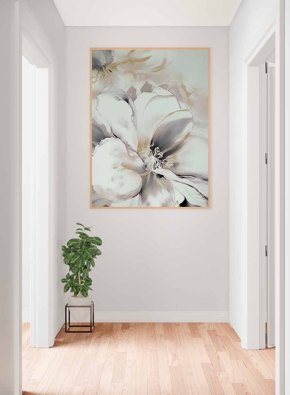 Canvas Wall Art Stretched Over Wooden Frame with Gold Floating Frame Paintings & Pictures| LOWHA
