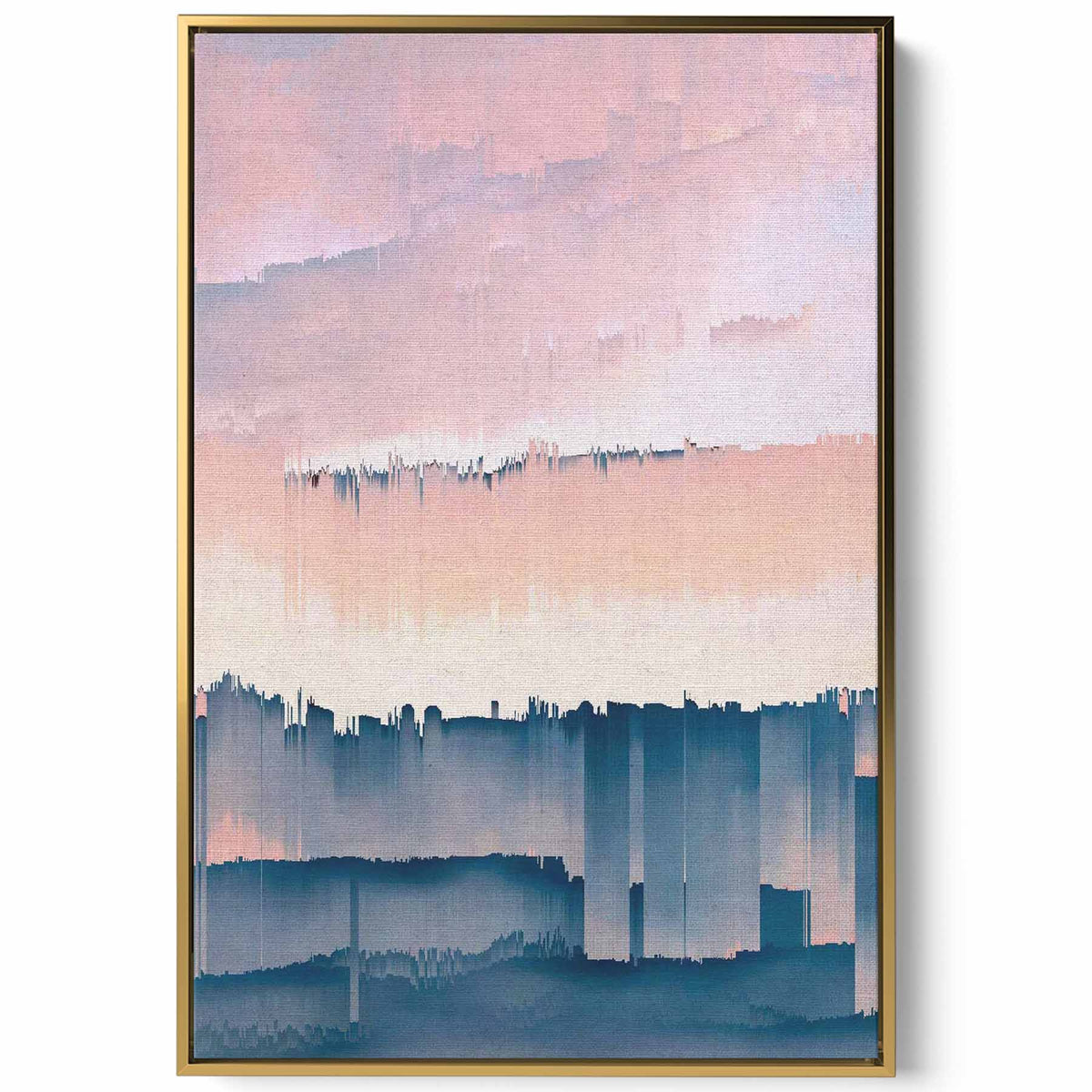 Canvas Wall Art Stretched Over Wooden Frame with Gold Floating Frame Paintings & Pictures| LOWHA
