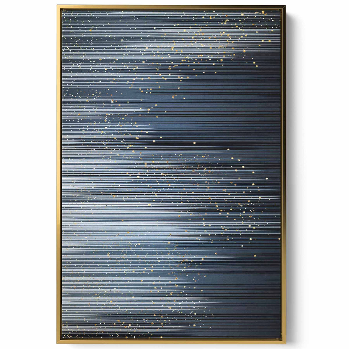 Canvas Wall Art Stretched Over Wooden Frame with Gold Floating Frame Paintings & Pictures| LOWHA