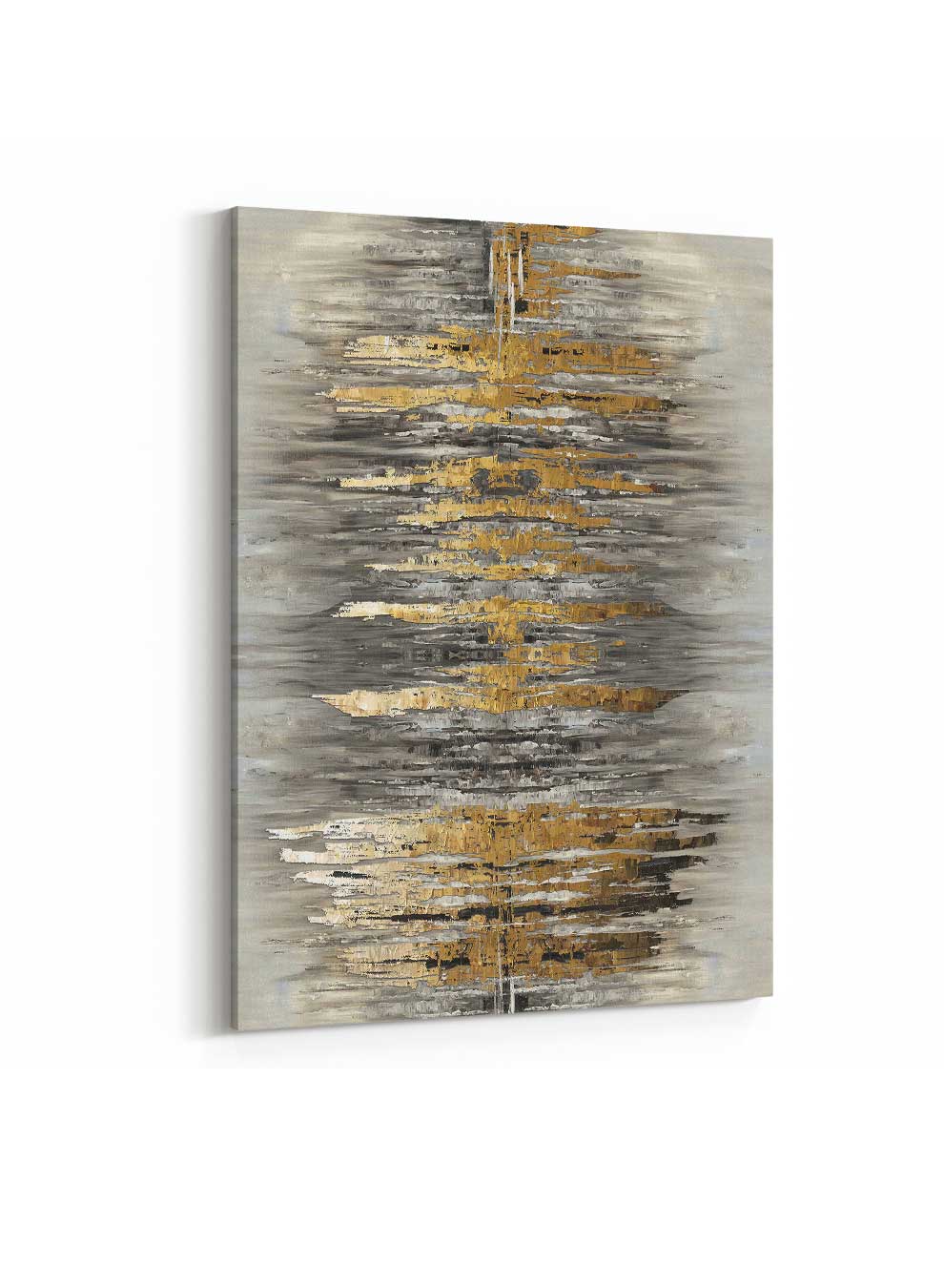 Canvas Wall Art Stretched Over Wooden Frame with Gold Floating Frame Paintings & Pictures| LOWHA