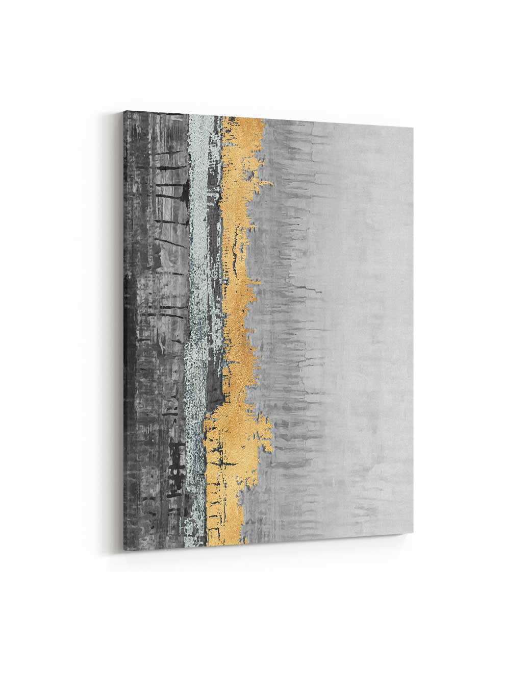Canvas Wall Art Stretched Over Wooden Frame with Gold Floating Frame Paintings & Pictures| LOWHA