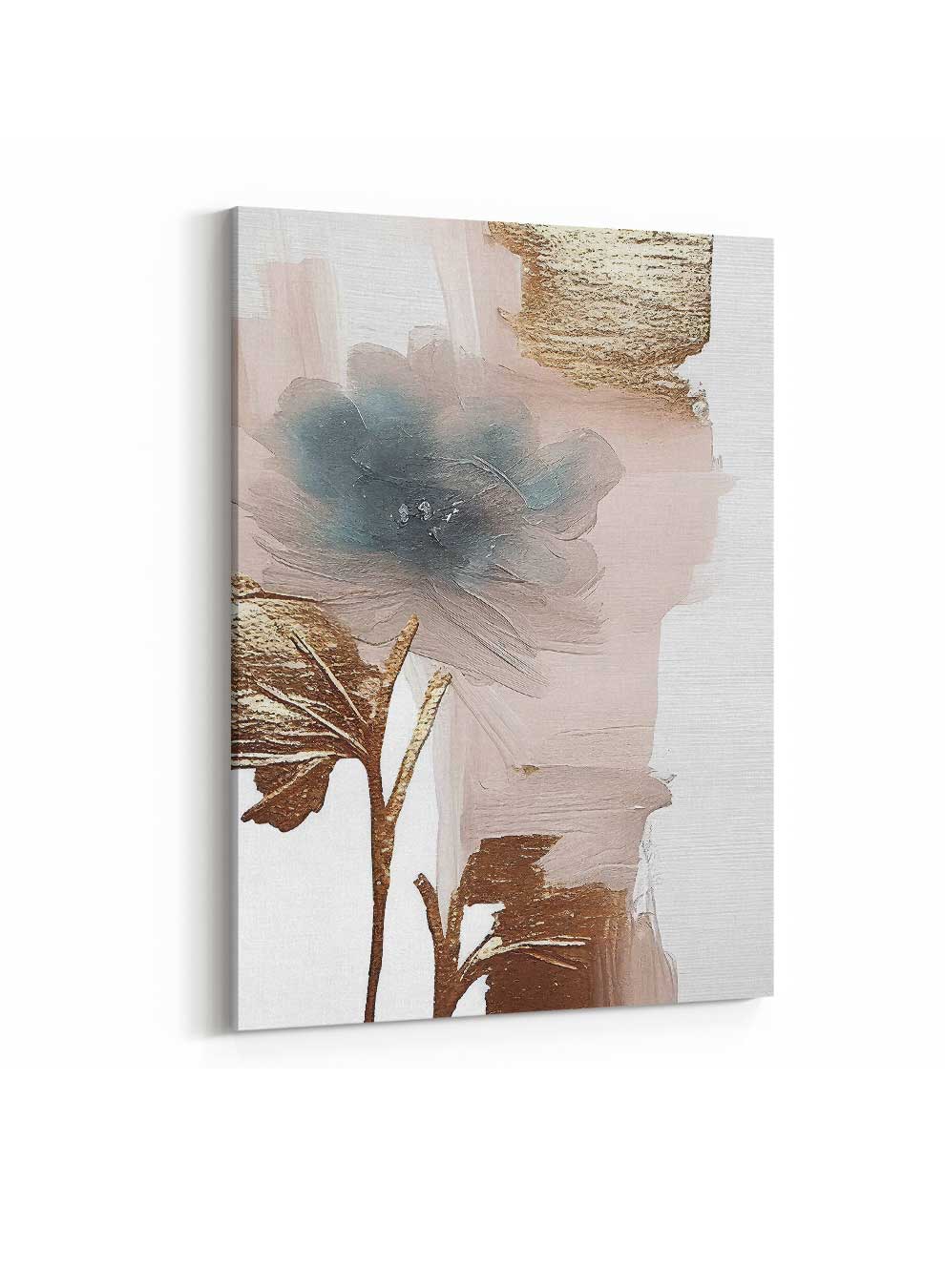 Canvas Wall Art Stretched Over Wooden Frame with Gold Floating Frame Paintings & Pictures| LOWHA
