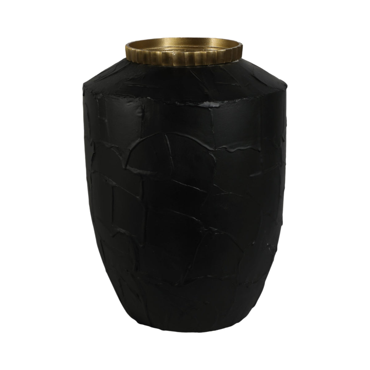 Canvon Black Ecomix Vase Vases and Jars| Sagebrook Home