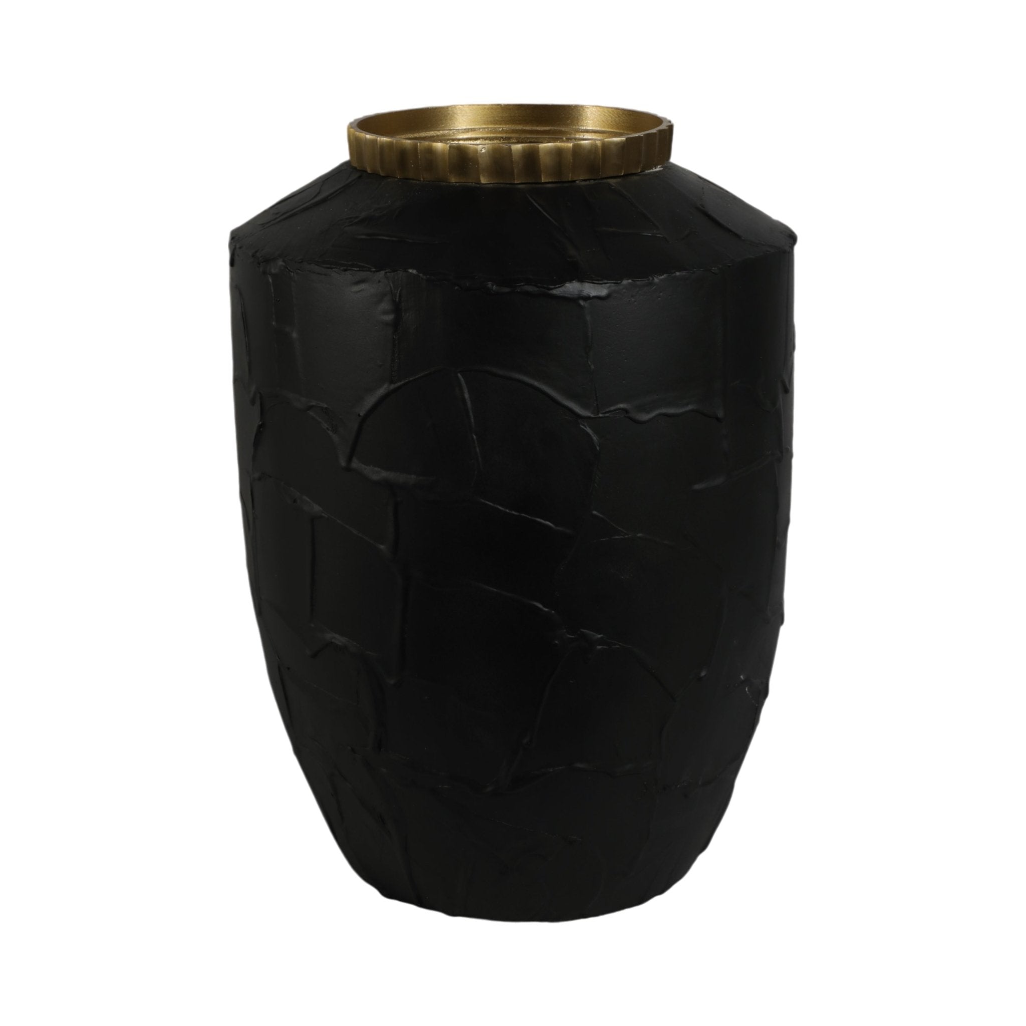 Canvon Black Ecomix Vase Vases and Jars| Sagebrook Home