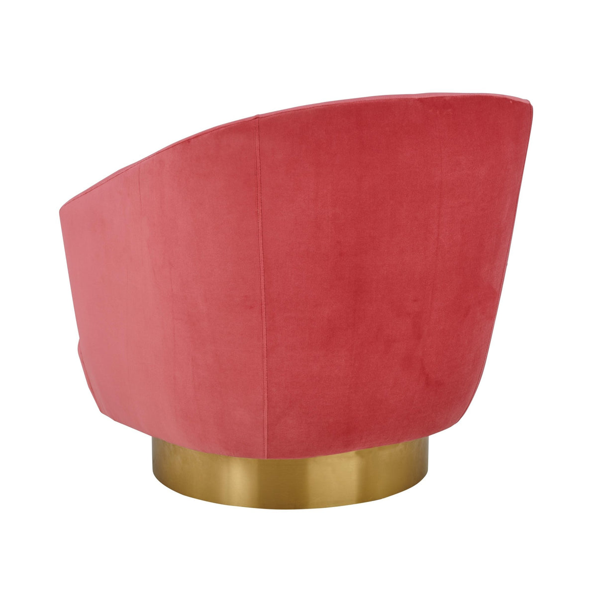 Canyon Hot Pink Velvet Swivel Chair Chairs| TOV