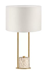 Canyon Travertine table lamp - Al Rugaib Furniture