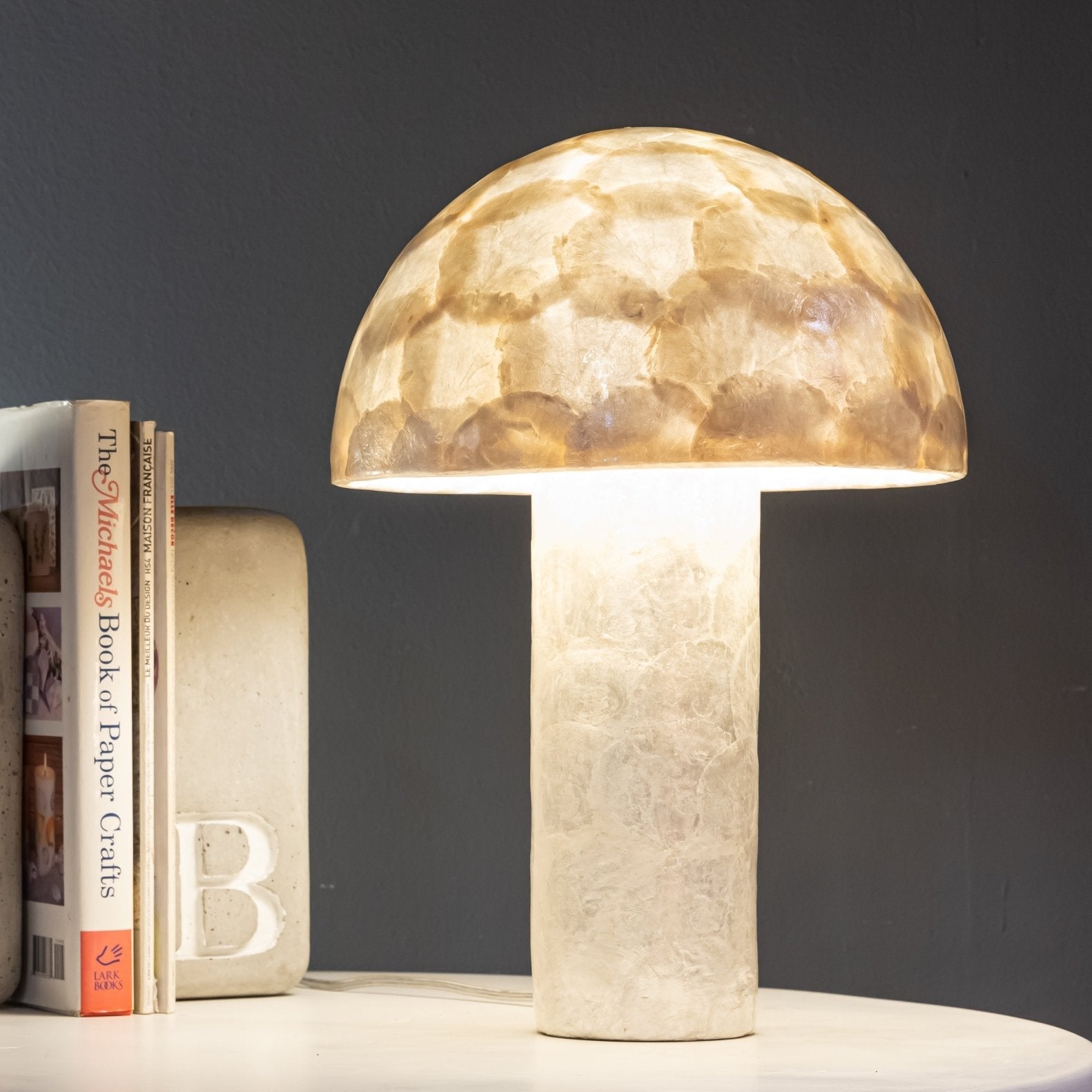 Capiz Glow - Table Lamp Table Lamps| AlRugaib Furniture