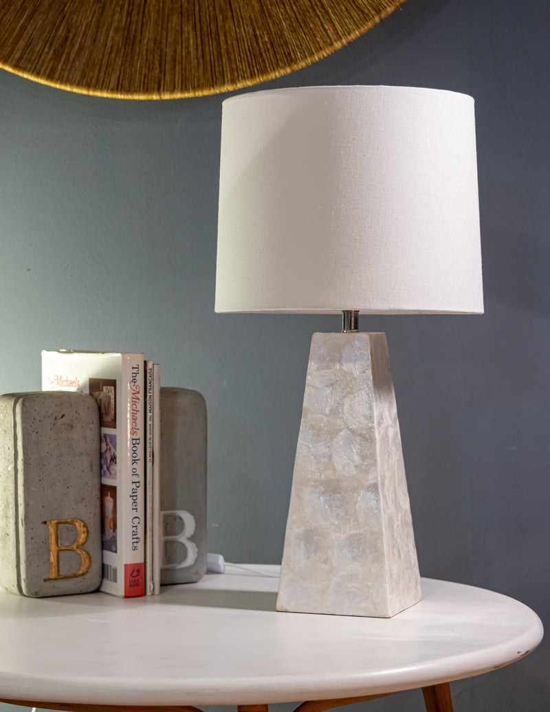 CAPIZ INLAY - Table Lamp - Al Rugaib Furniture