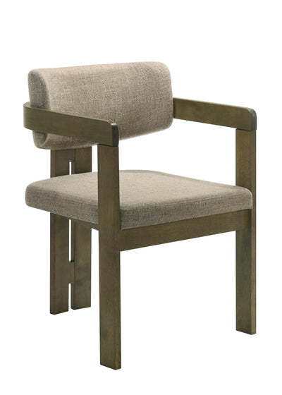 Capri Antique Oak Arm Chair - Al Rugaib Furniture