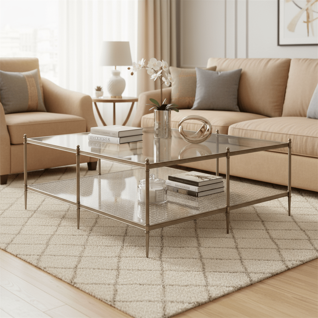 Caracole Classic - Perfectly Square Coffee Tables| Caracole