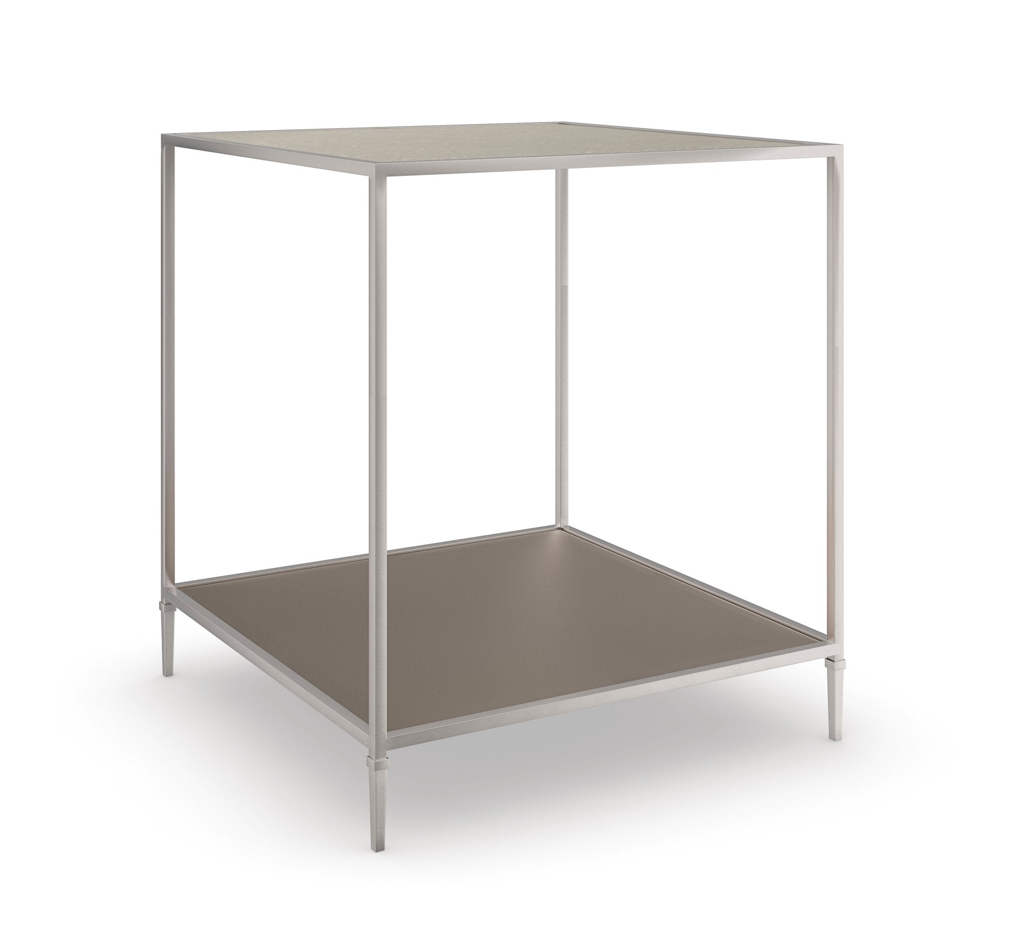 Caracole Classic - Shimmer Square End Table Accent & End Tables| Caracole