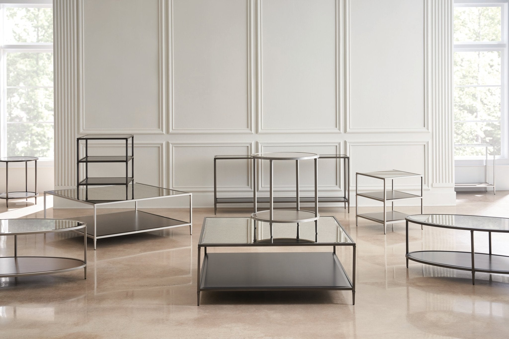 Caracole Classic - Shimmer Square End Table Accent & End Tables| Caracole
