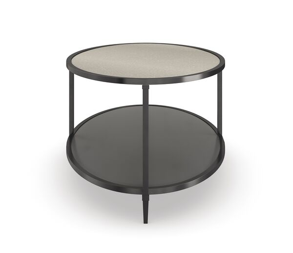 Caracole Classic - Smoulder Oval Cocktail Table - Al Rugaib Furniture