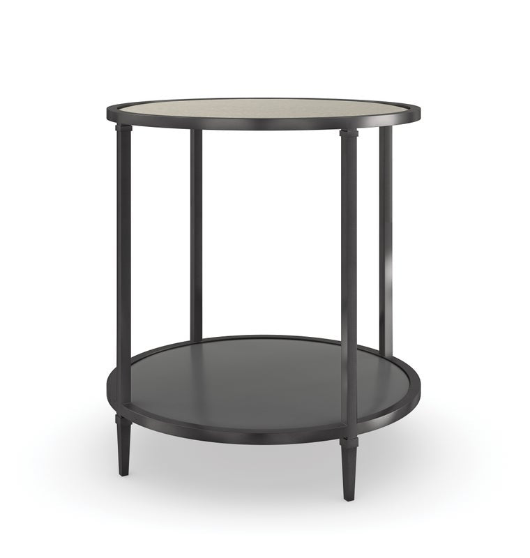 Caracole Classic - Smoulder Round End Table End Tables| Caracole