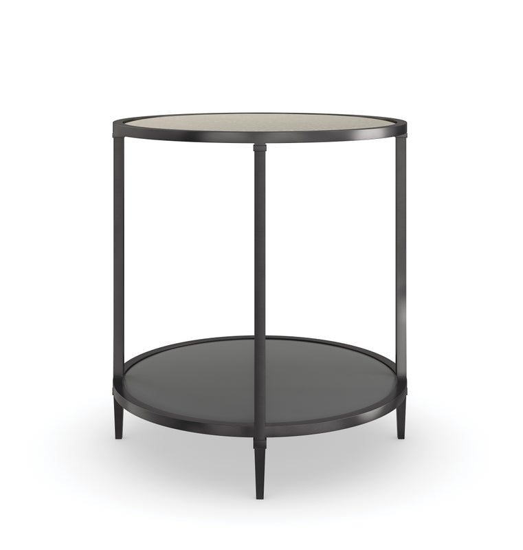Caracole Classic - Smoulder Round End Table End Tables| Caracole