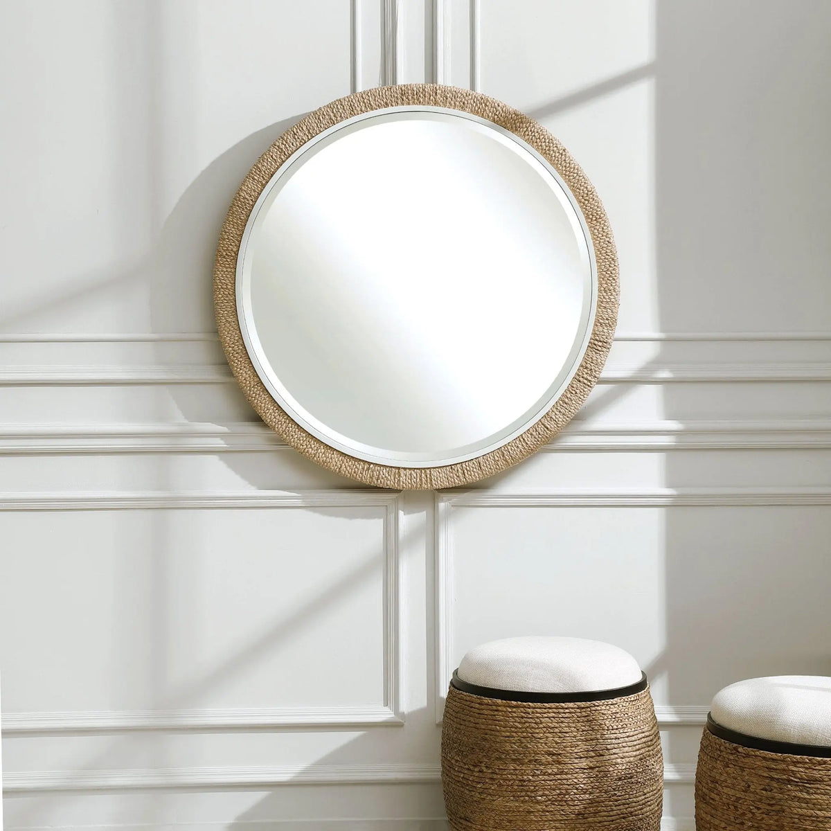 Carbet Round Mirror Mirrors| Uttermost