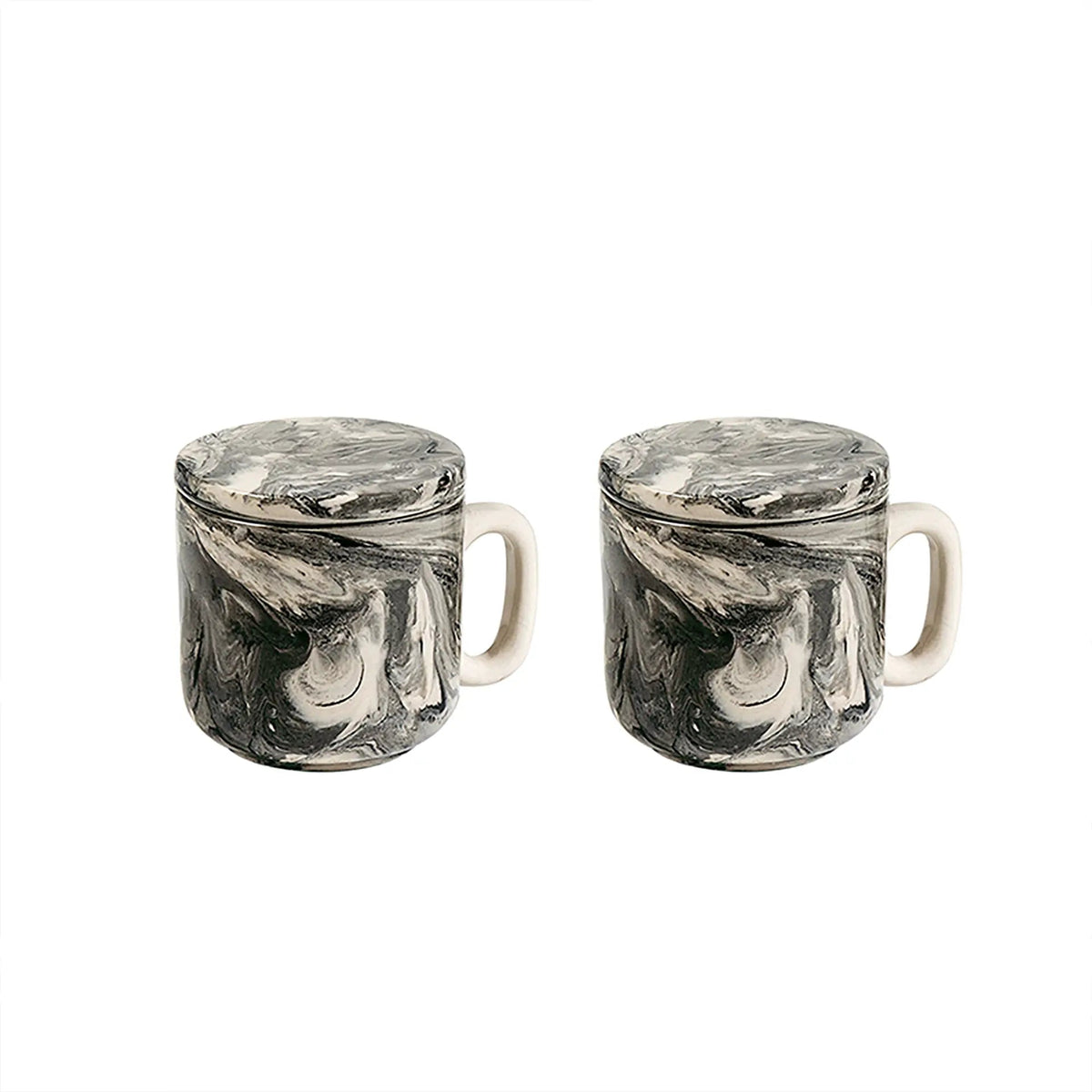 Carbon Ceramic Mug Set of Two Bottles & Containers| Roots Furniture
