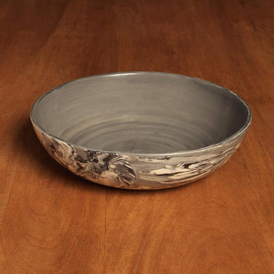 Carbon Ceramic Serving Bowl - Large - Al Rugaib Furniture