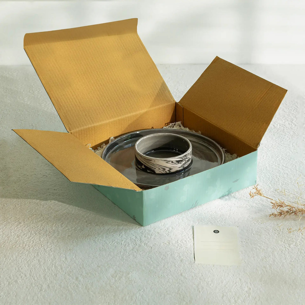 Carbon Ceramic Snack Platter Tray| Roots Furniture