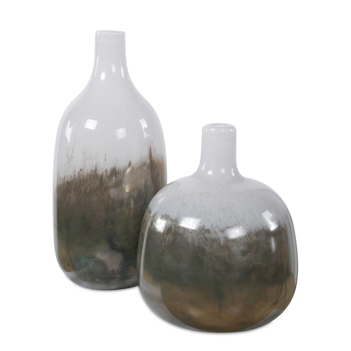 Cardoni Smoke Vases, S/2 Vases and Jars| Uttermost