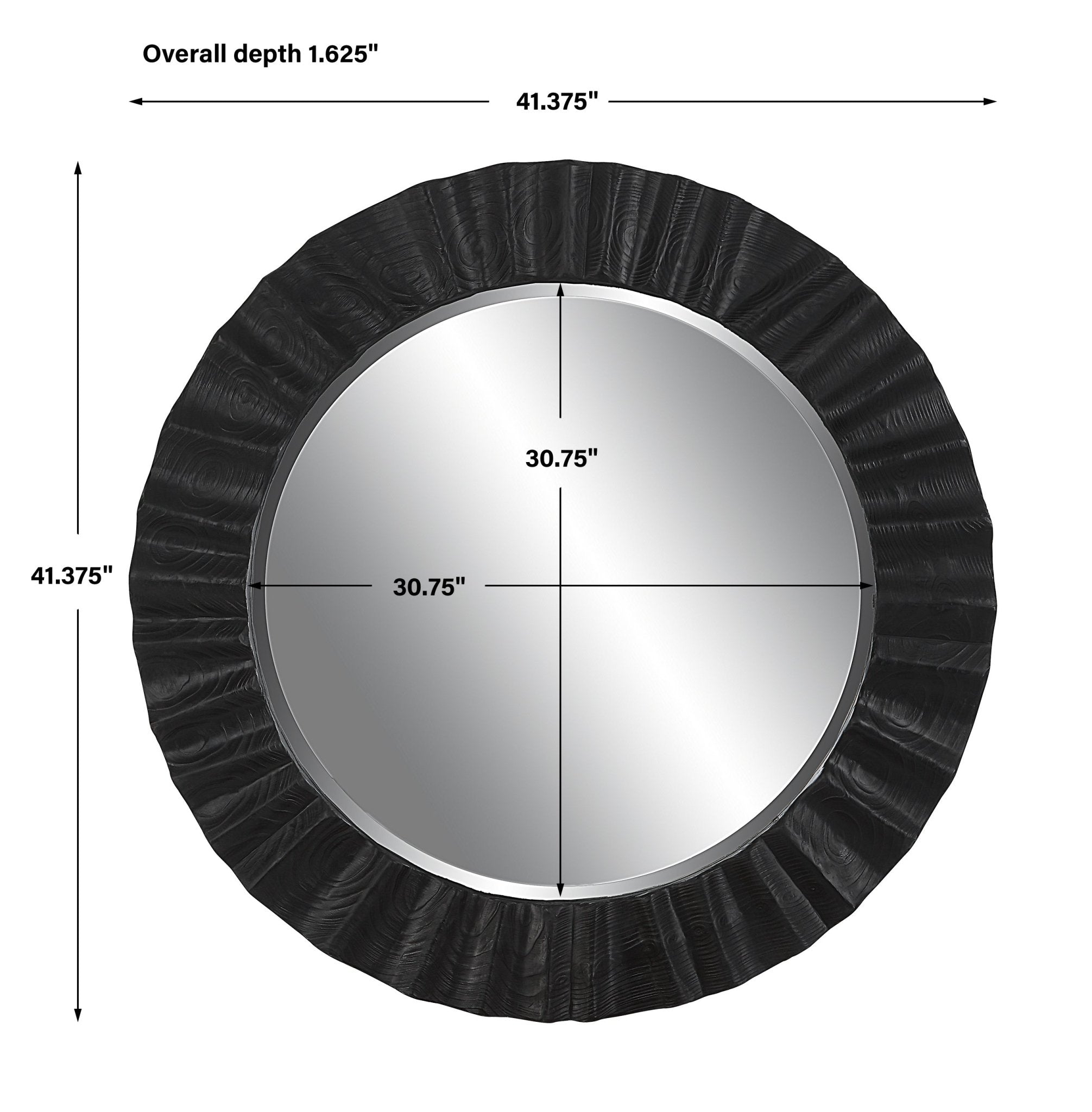 Caribou Round Mirror Mirrors| Uttermost