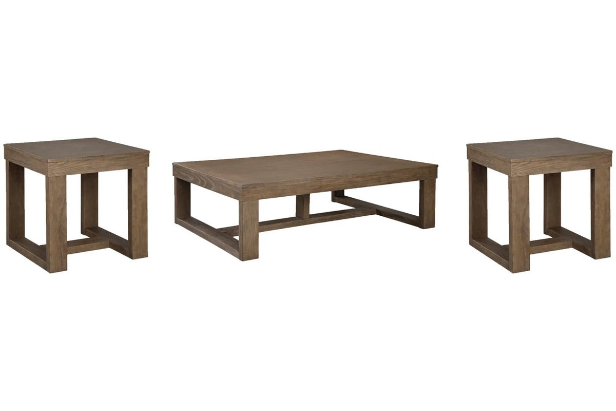 Cariton Coffee Table with 2 End Tables Table Sets| Ashley Homestore