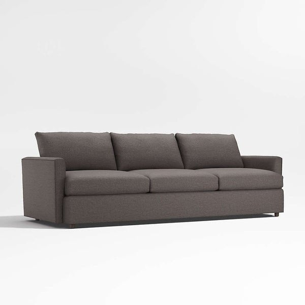 Carla-Modern 3-seater sofa in brown Sofas & Loveseats| Otath