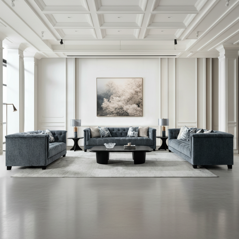Carlos Grey Sofa Set Living Room Sets| Roots Furniture