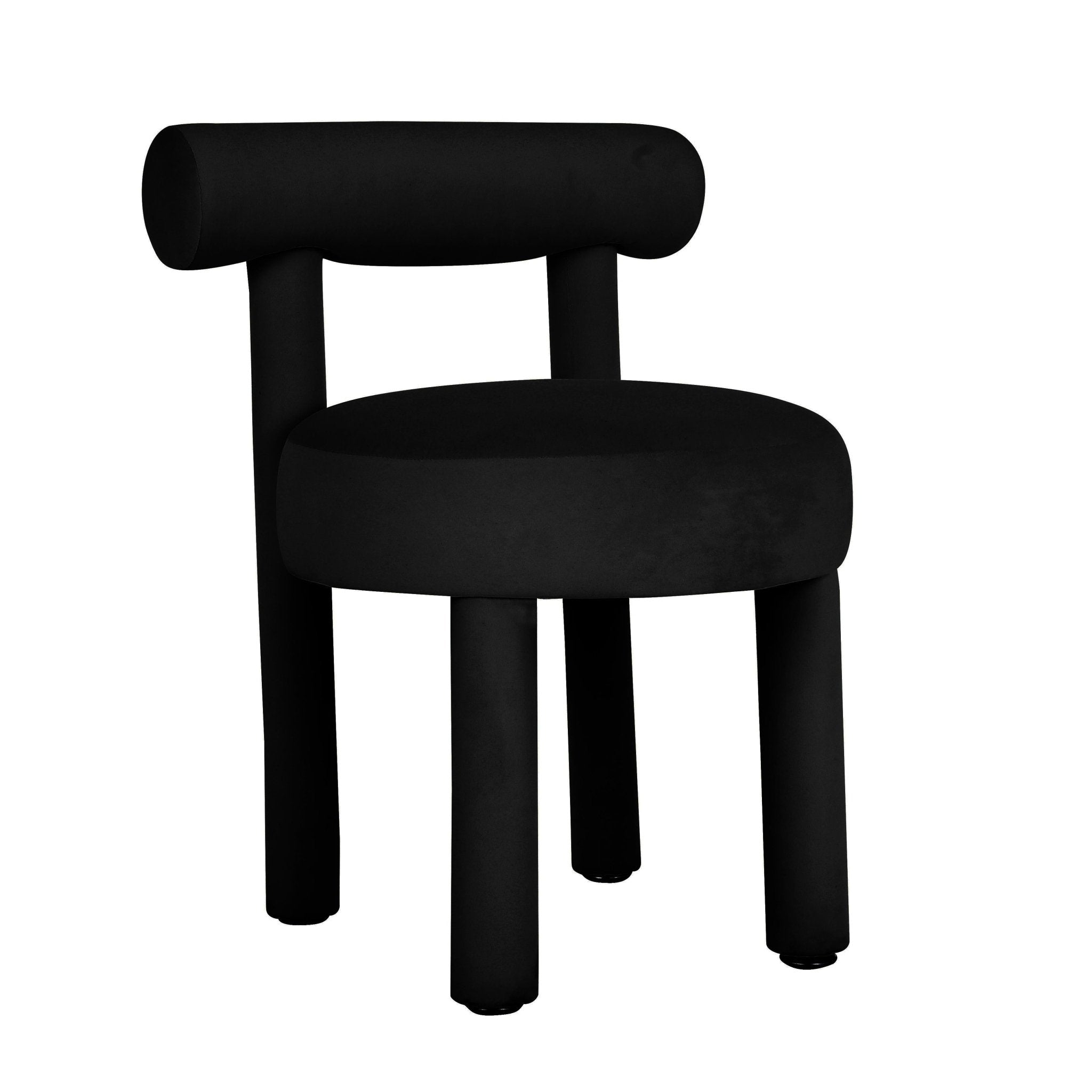 Carmel Black Velvet Dining Chair Dining Chairs| TOV