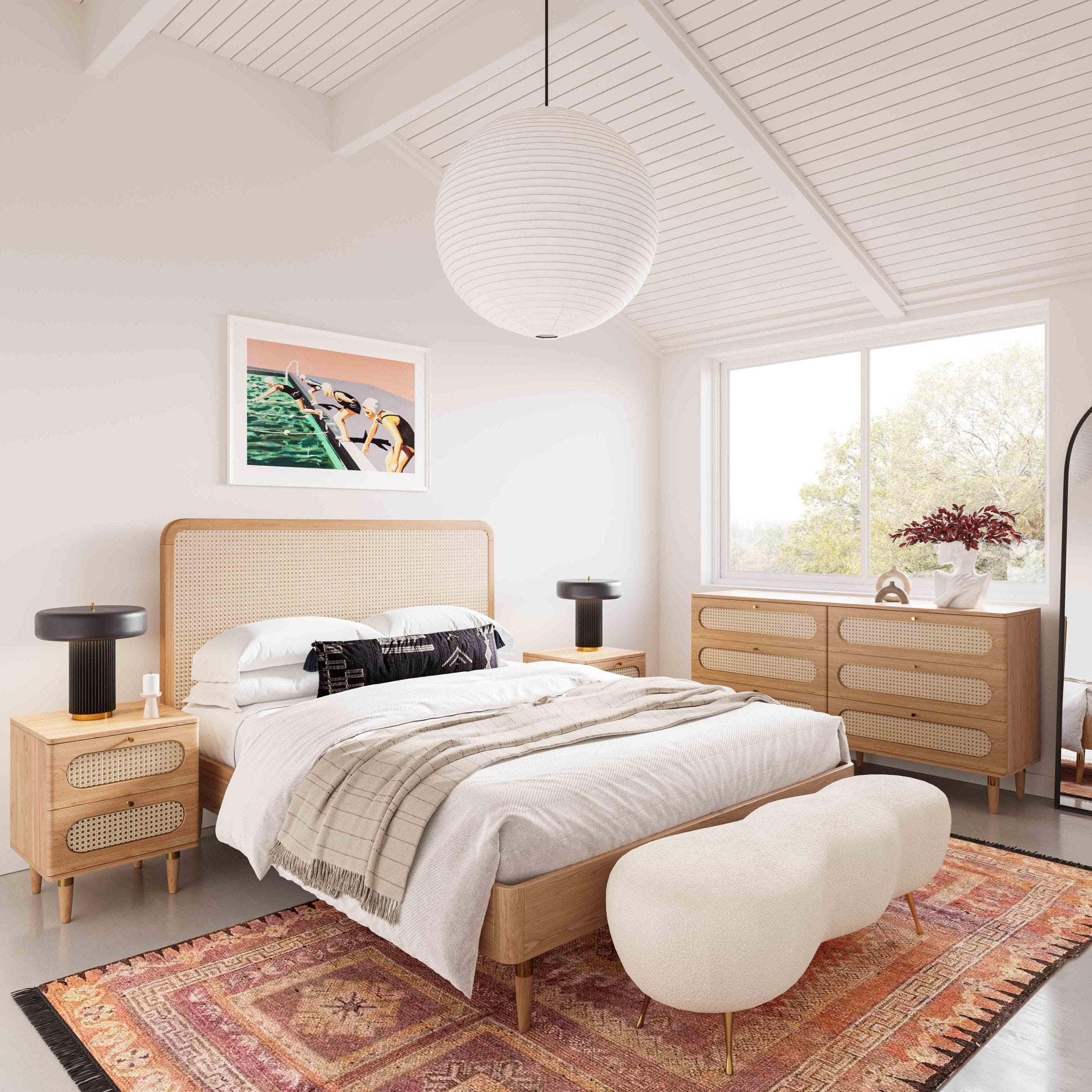 Carmen Cane Bed in King Beds| TOV