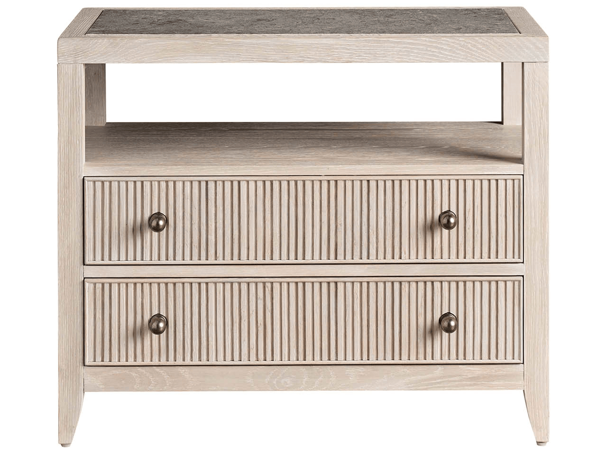 Carmen Two Drawer Nightstand Nightstands| Universal