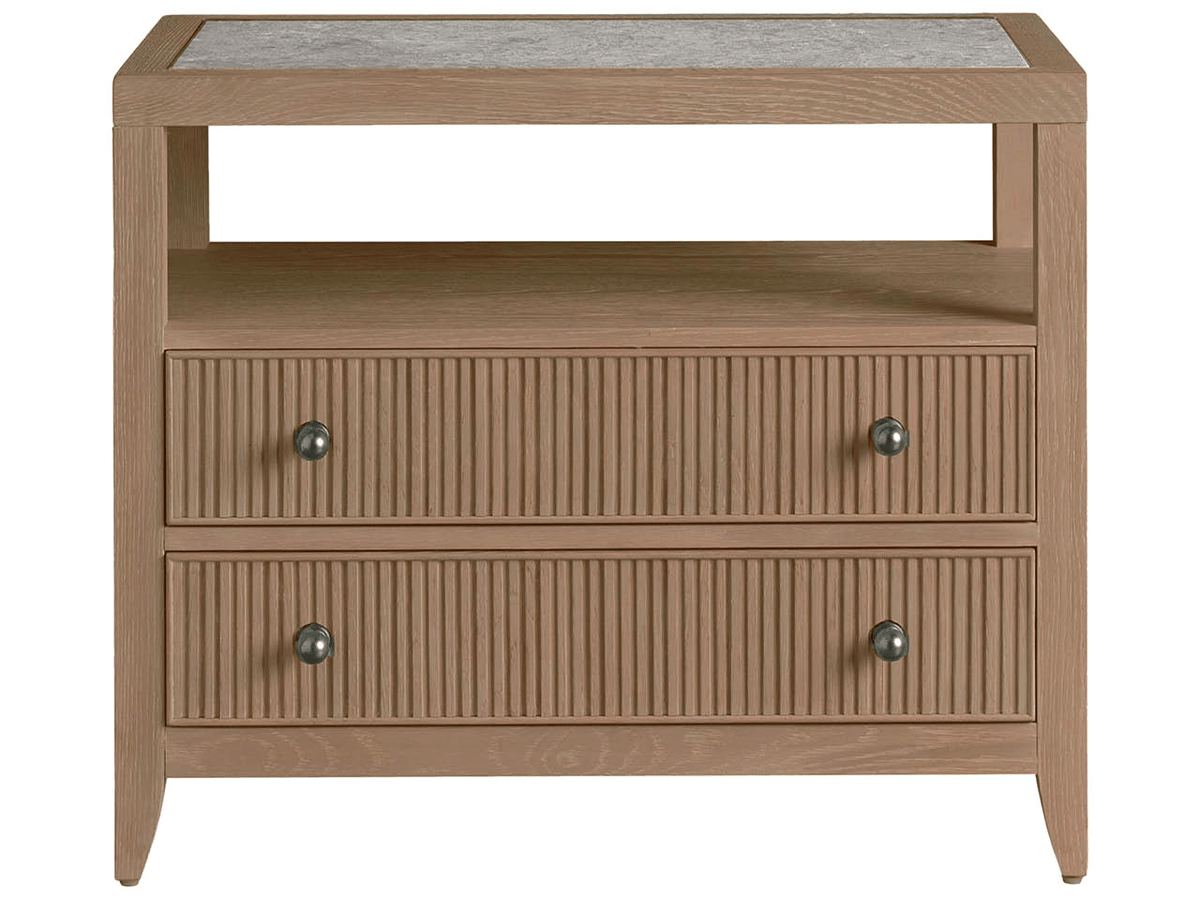 Carmen Two Drawer Nightstand Nightstands| Universal