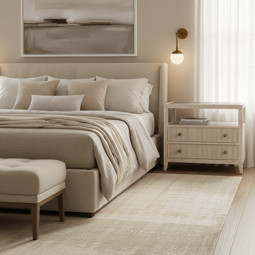 Carmen Two Drawer Nightstand Nightstands| Universal