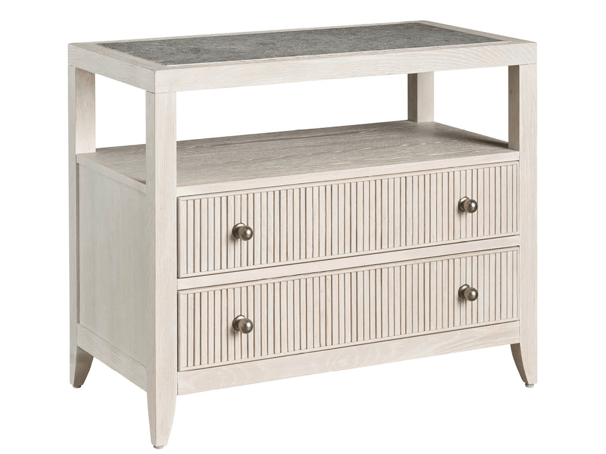 Carmen Two Drawer Nightstand Nightstands| Universal