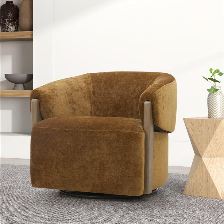 Carmo Brown Accent Chair Chairs| Roots Furniture