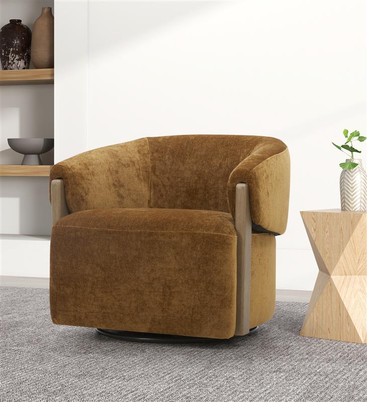 Carmo Brown Accent Chair - Al Rugaib Furniture