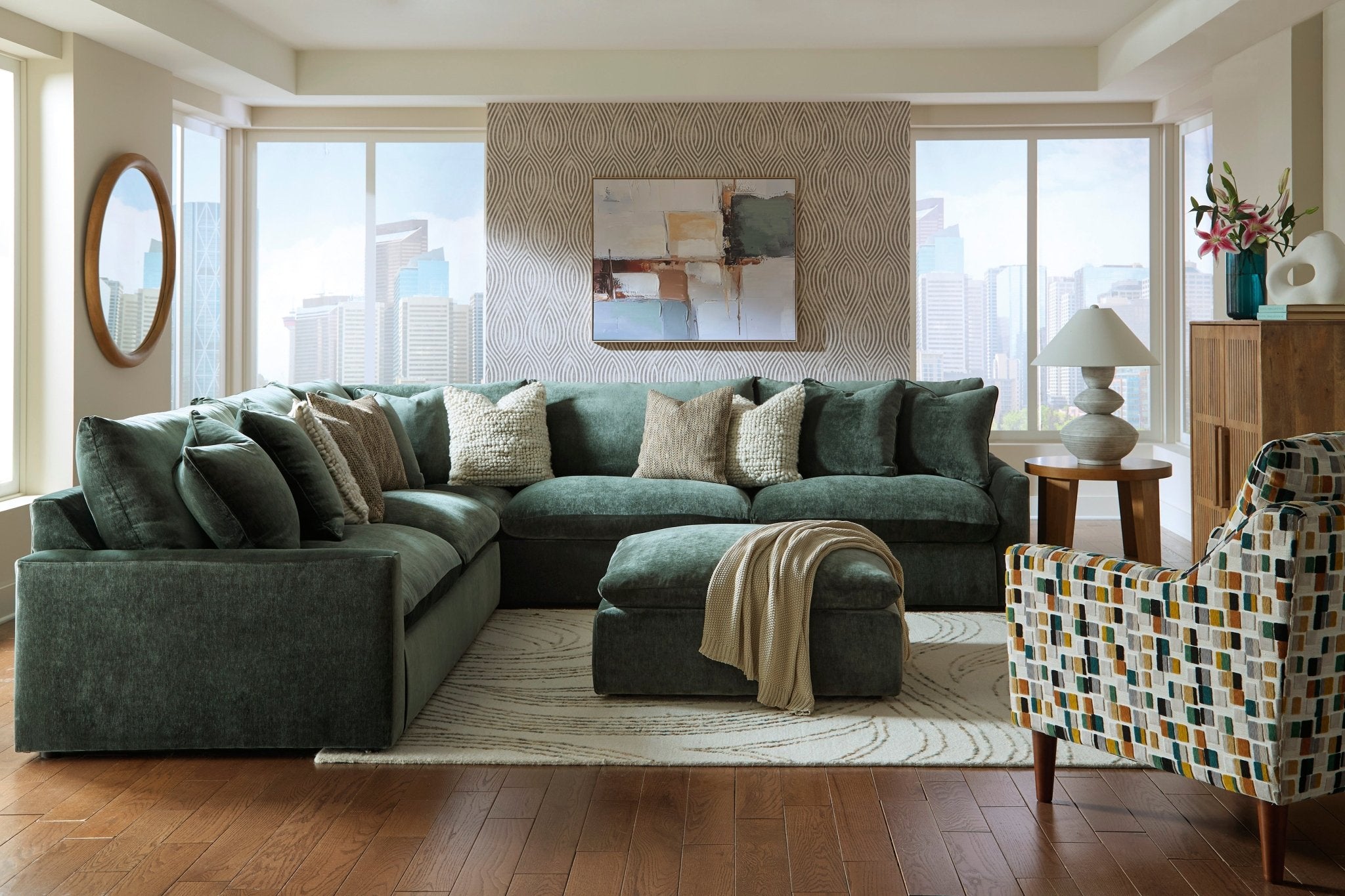 Carriage View LAF Sofa Sectionals| Ashley Homestore