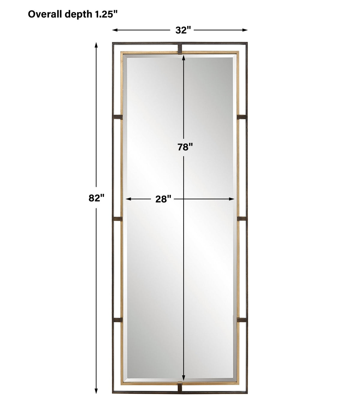 Carrizo Tall Mirror Mirrors| Uttermost