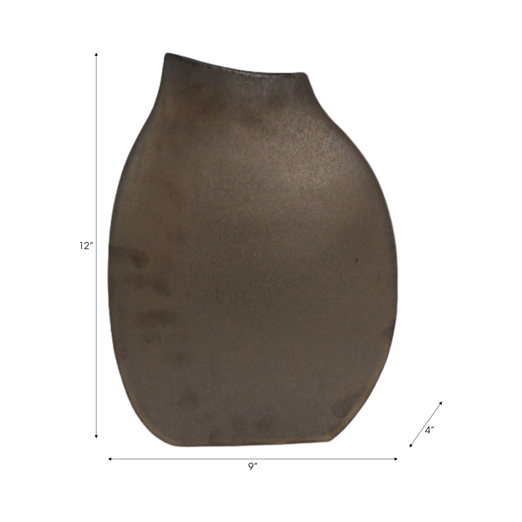Carroll Bronze Cer Vase Vases and Jars| Sagebrook Home