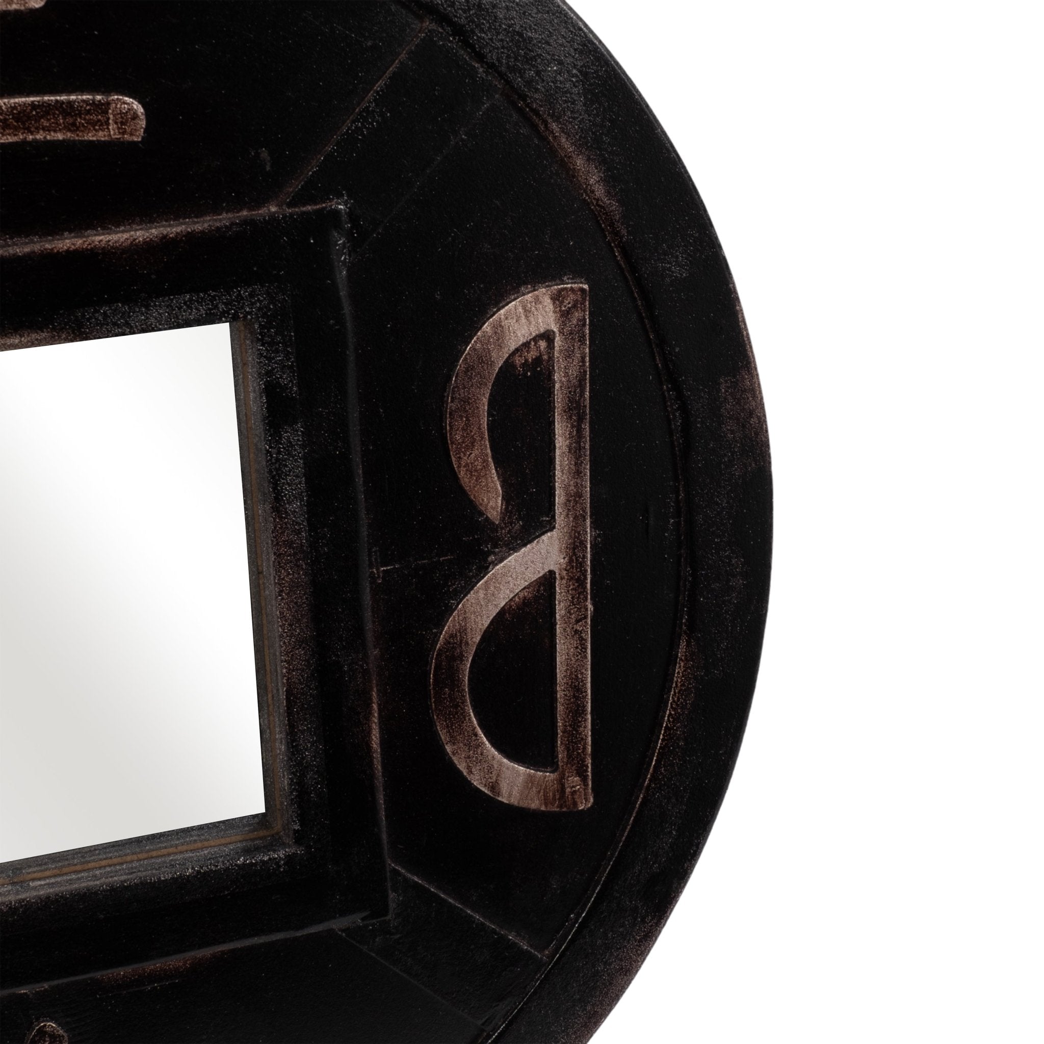 CARVED MIRROR, BROWN Wall Art| Sagebrook Home