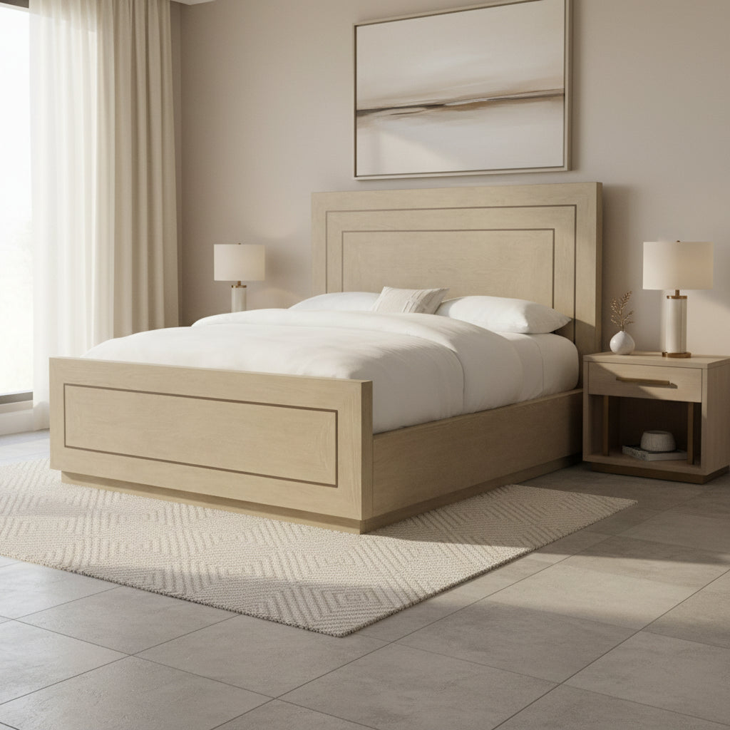 Cascade California King Panel Bed Beds| Hooker