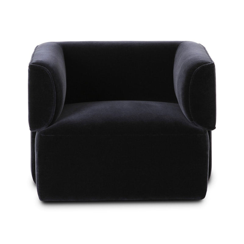 Casey Navy Swivel Chair - Al Rugaib Furniture
