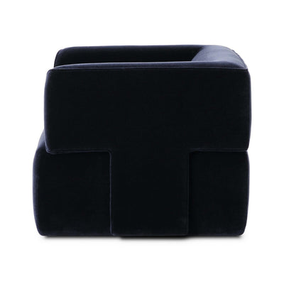 Casey Navy Swivel Chair - Al Rugaib Furniture